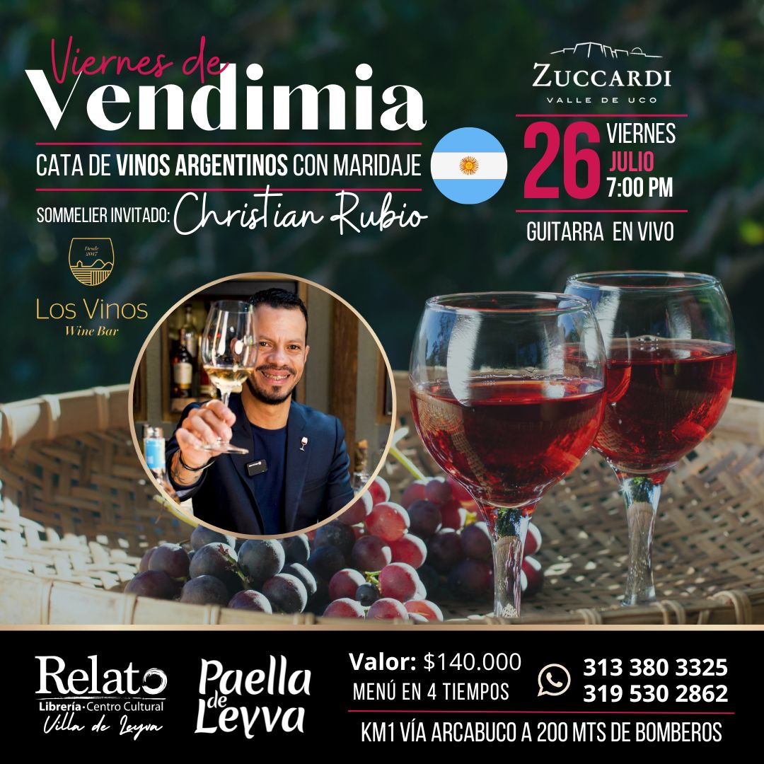 cata vinos paella relato zuccardi